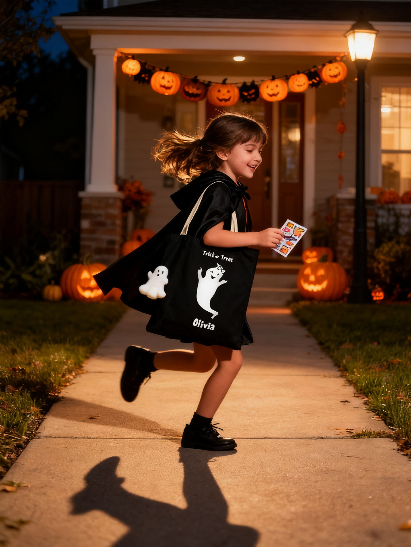 Custom Halloween Ghost Treat Bag